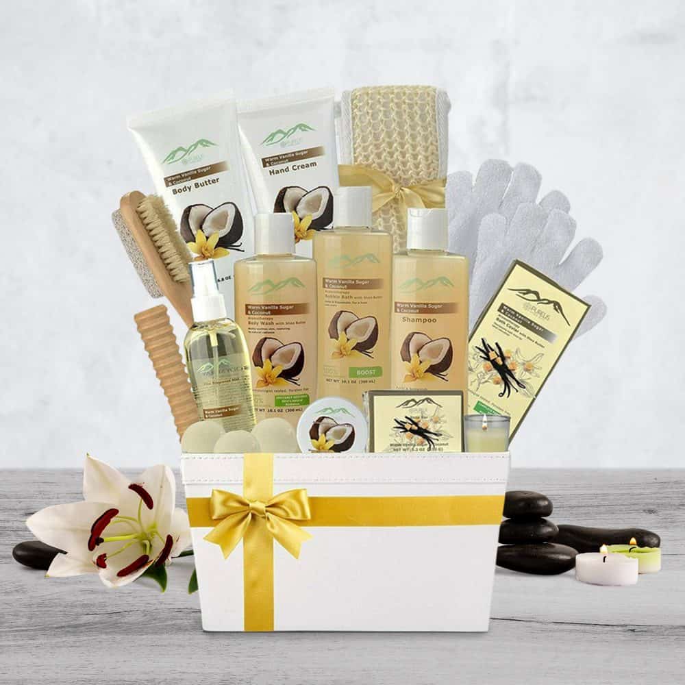 Warm Vanilla Spa Basket