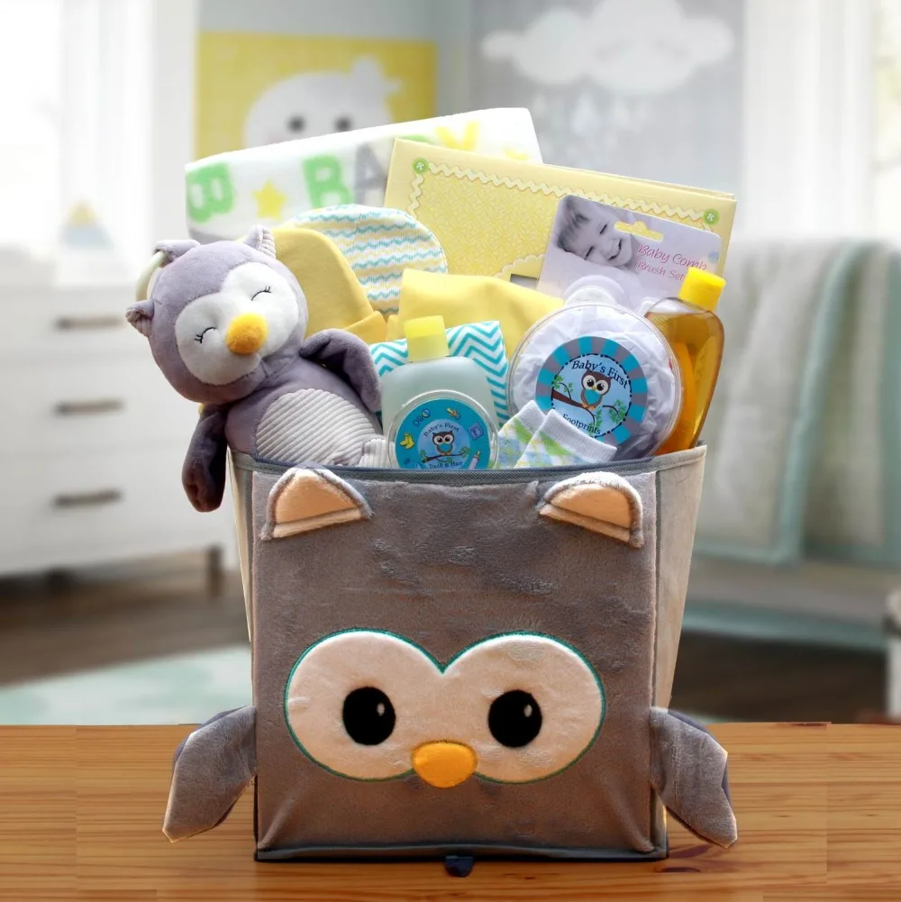 Little Hoot Baby Gift Basket