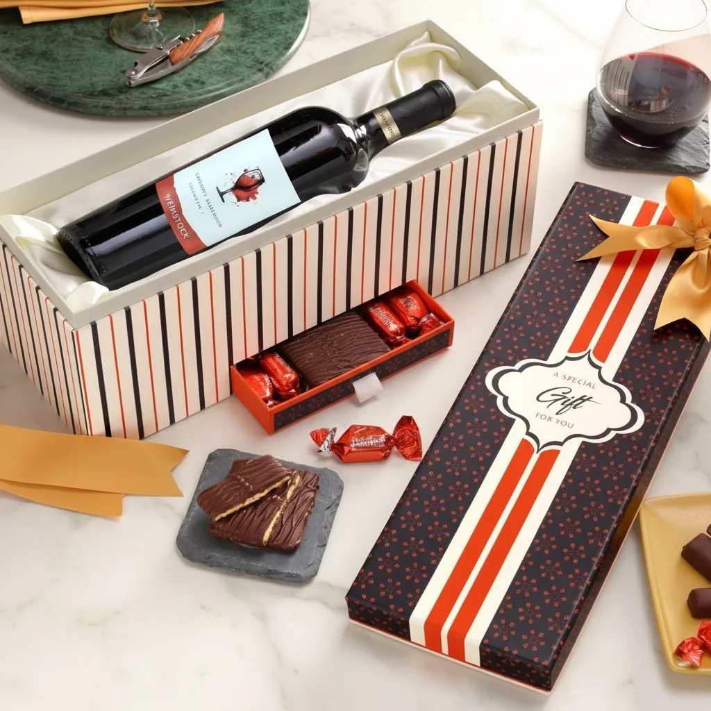 Luxury Wine & Chocolate Gift Box