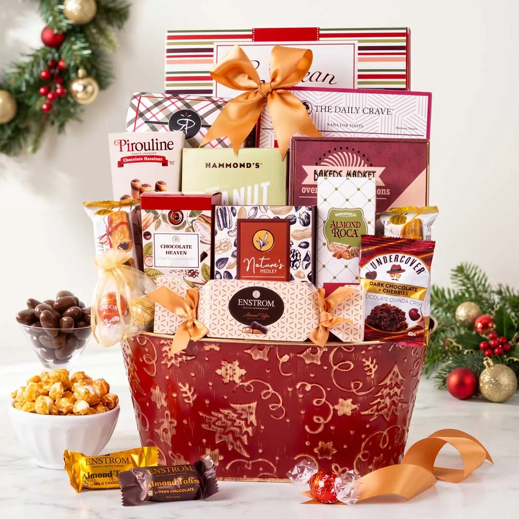 Merry Christmas Gift Basket