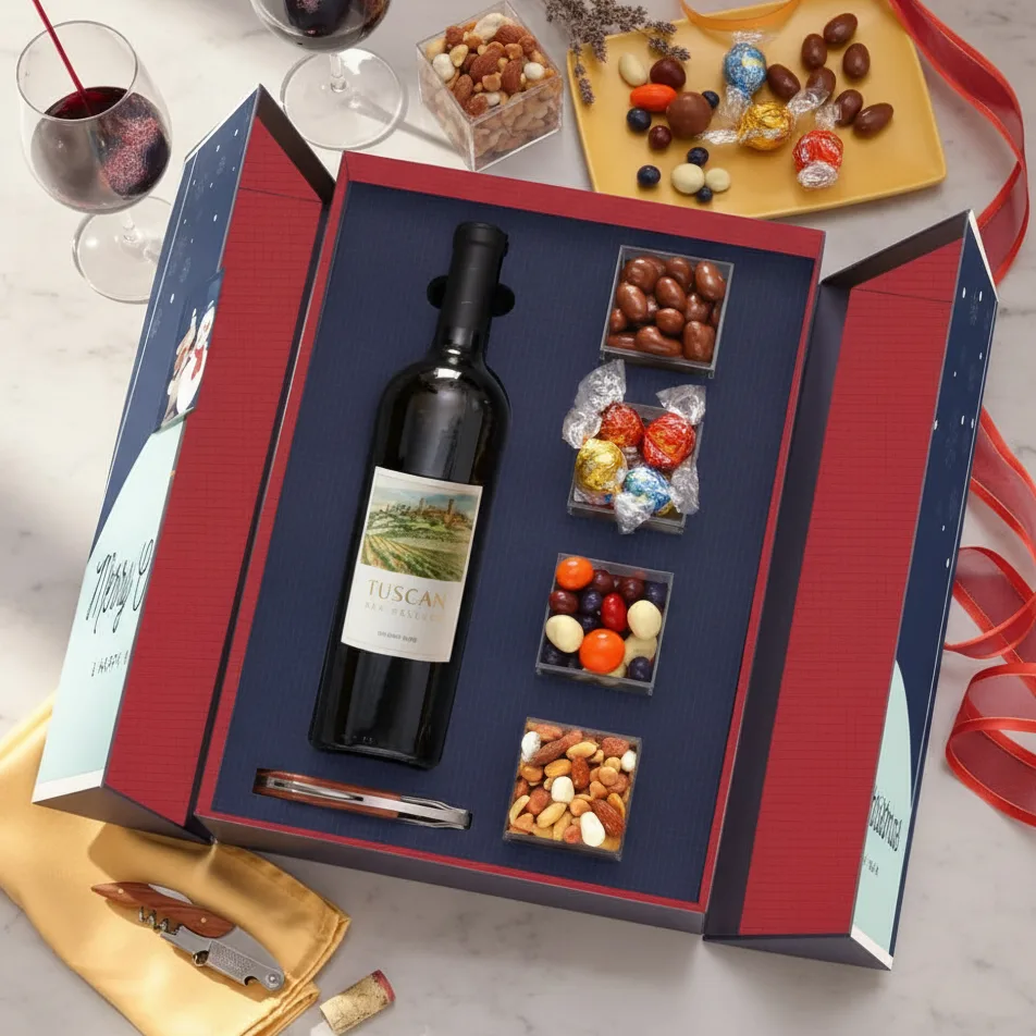 Merry Christmas Premium Wine Gift Box
