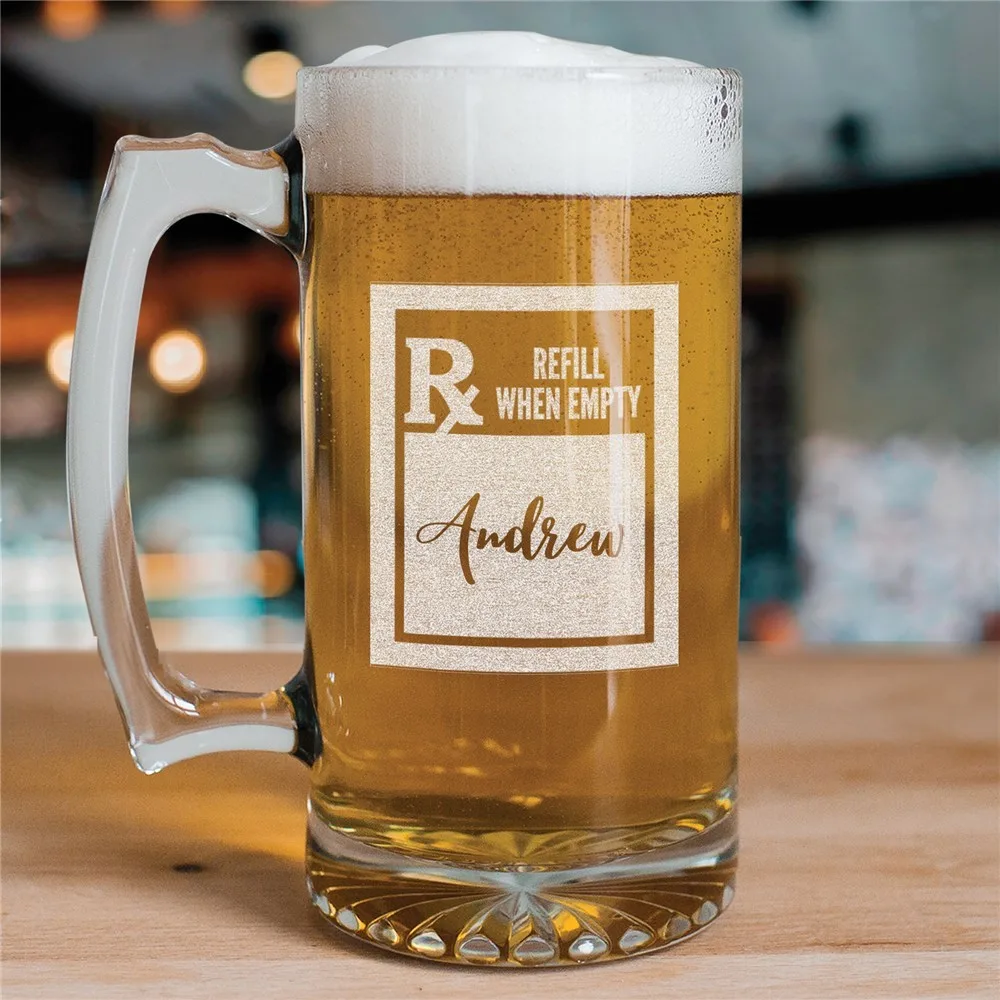 Personalized Prescription Beer Mug