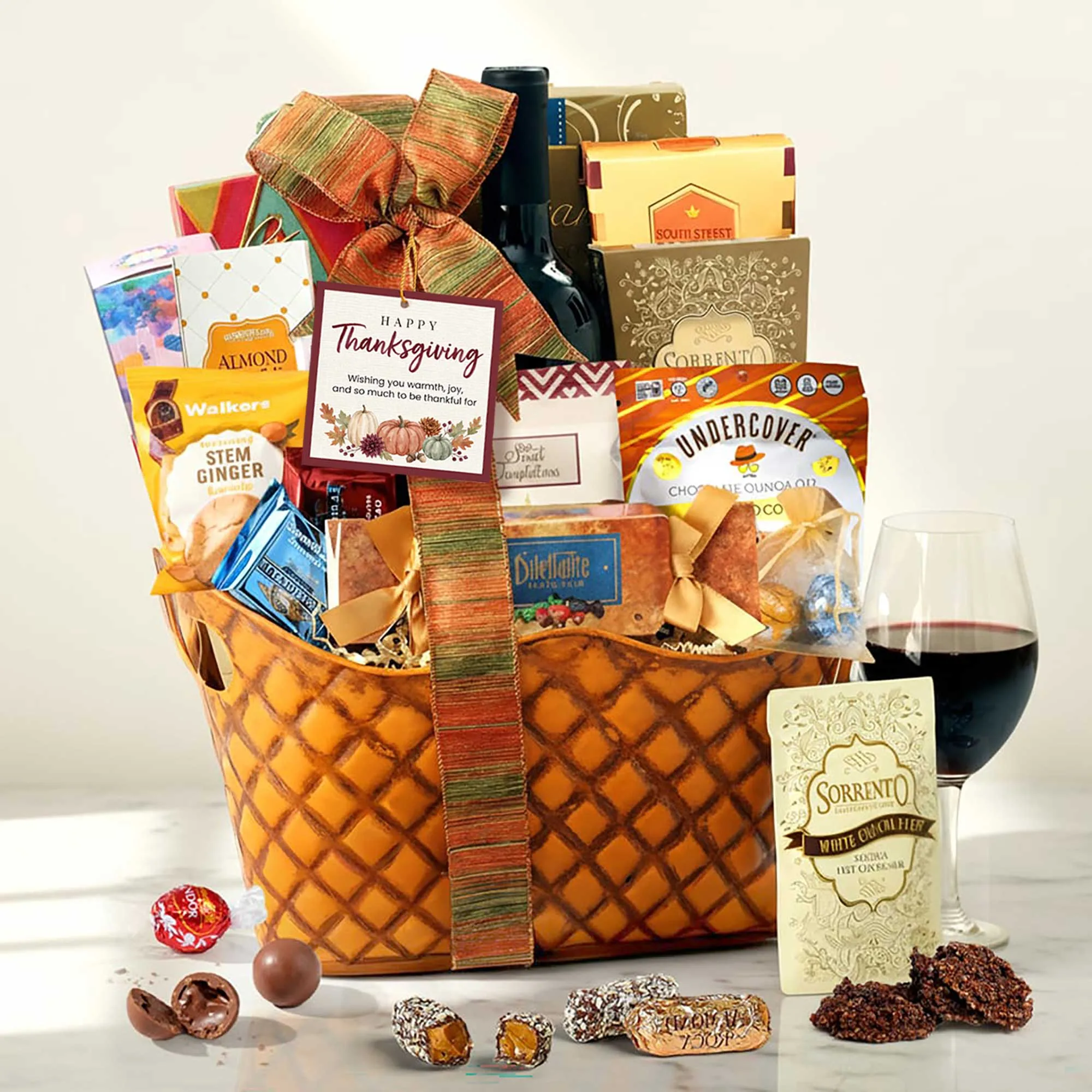 Premium Thanksgiving Wine Basket