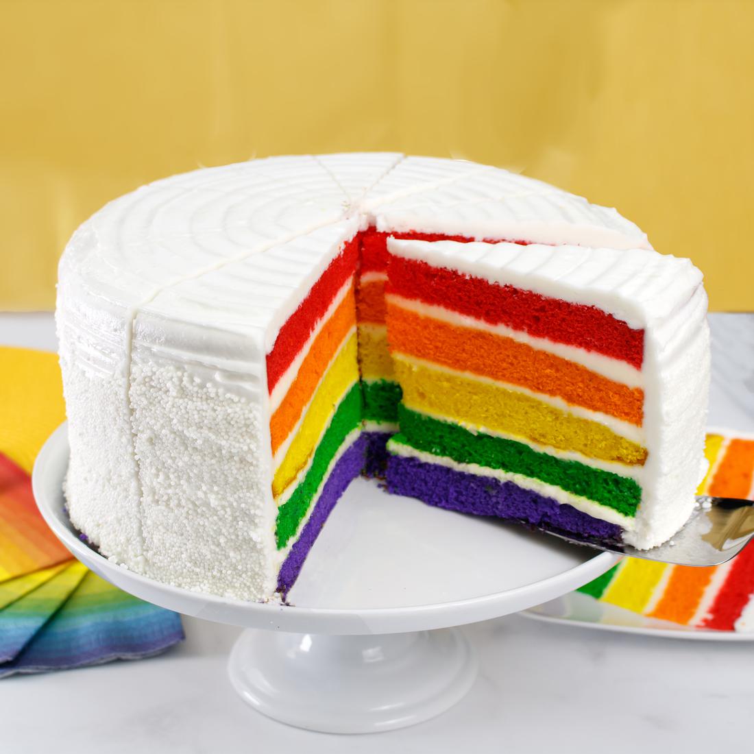 Rainbow Layer Cake