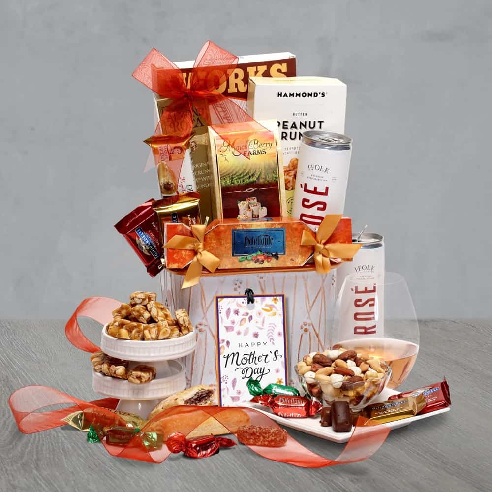 Rose Gift Basket for Mom