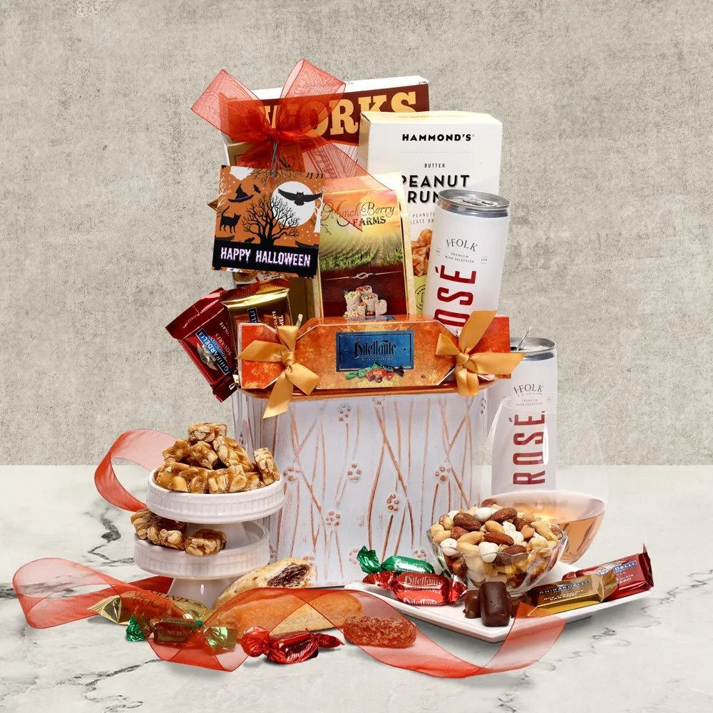Rose Delight Scary Basket
