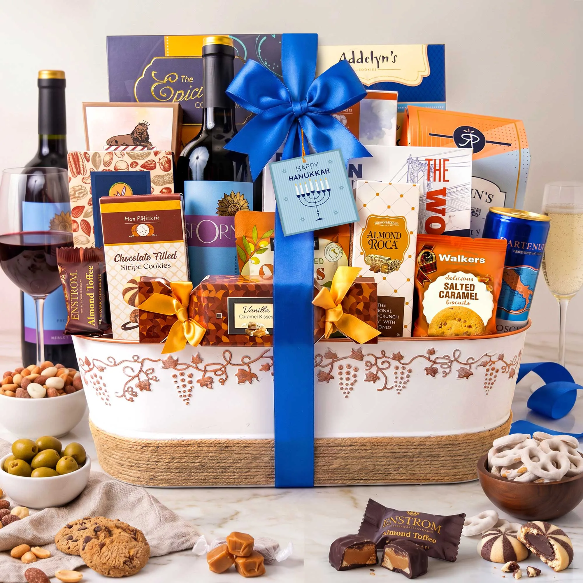 Royal Wine Hanukkah Gift Basket