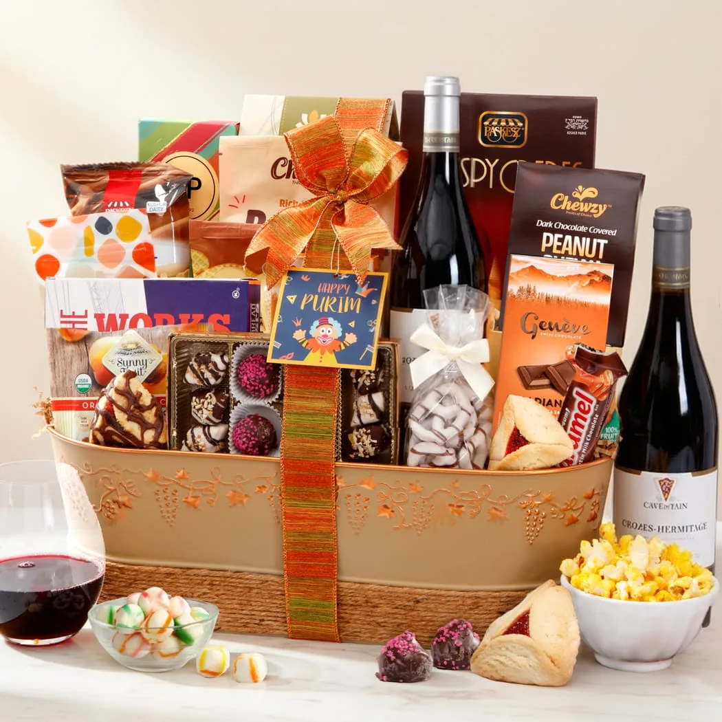 Rustic Radiance Purim Gift Basket