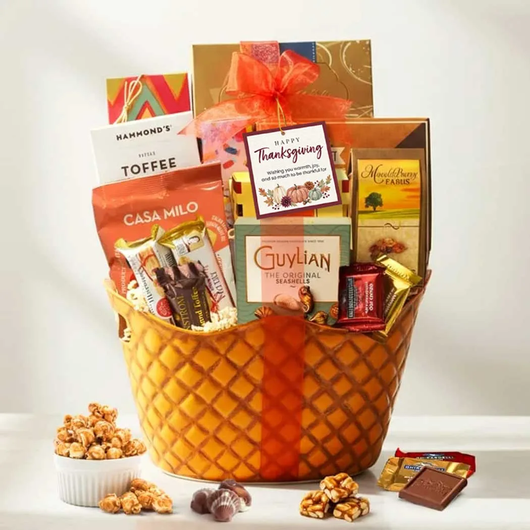 Rustic Thanksgiving Gift Basket