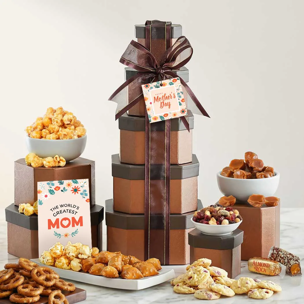 Sweet Wishes Gift Tower for Mother's Day