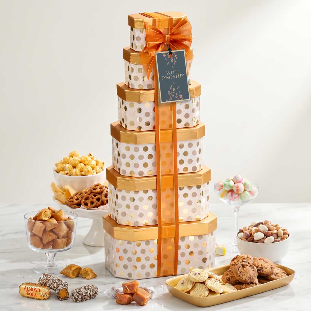 Sympathy Thinking of You Gift Tower