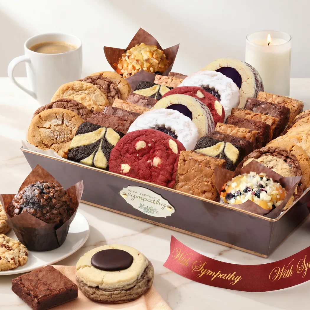 Sympathy Wishes Bakery Basket