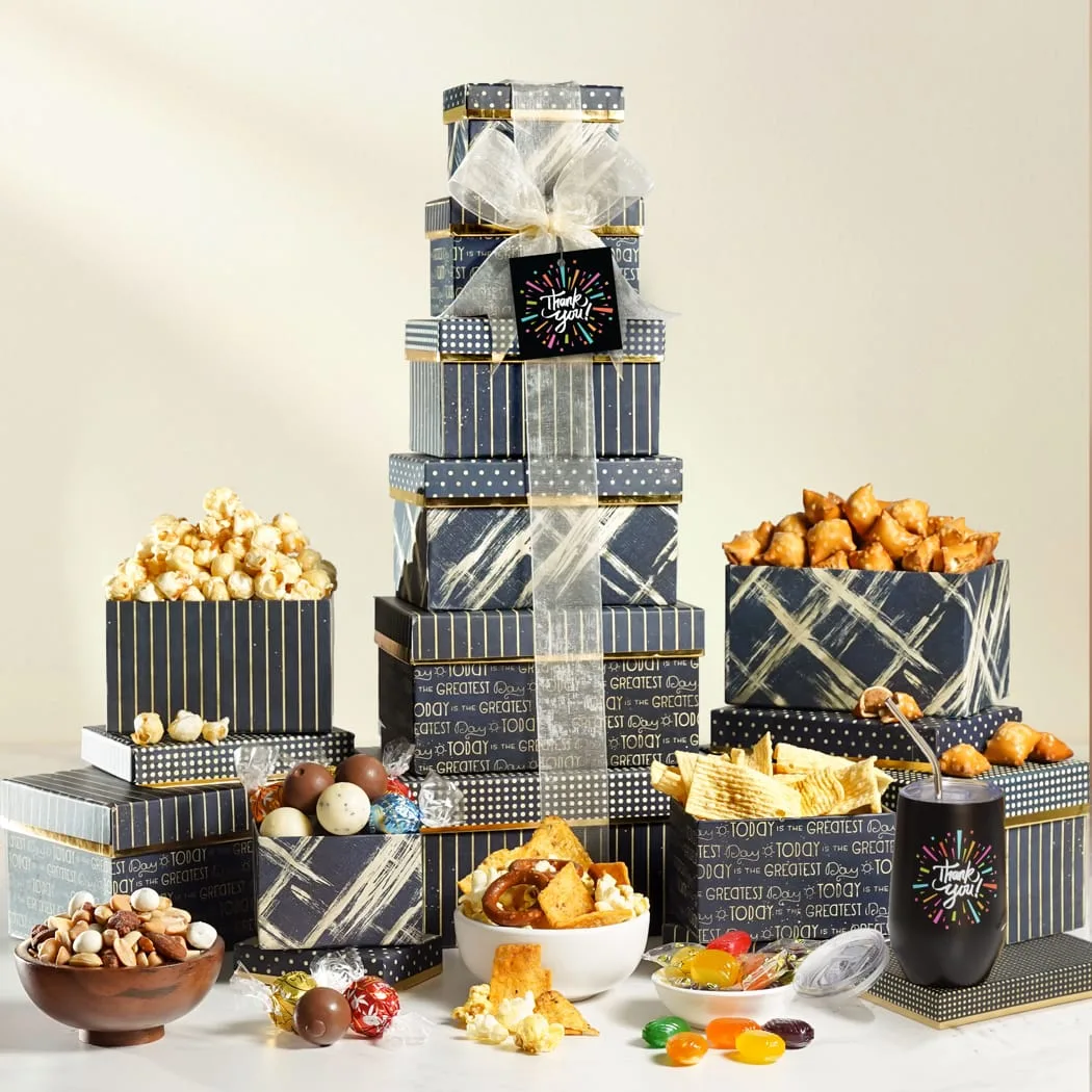 Thank You Gourmet Gift Tower