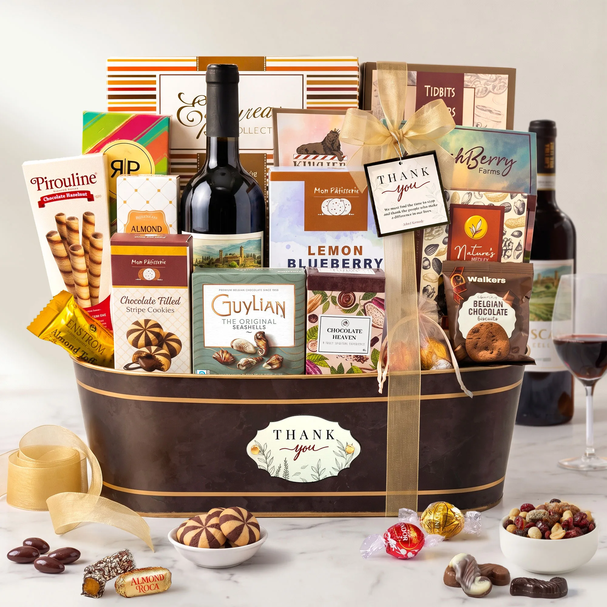 Thank You Signature Wine Gift Basket