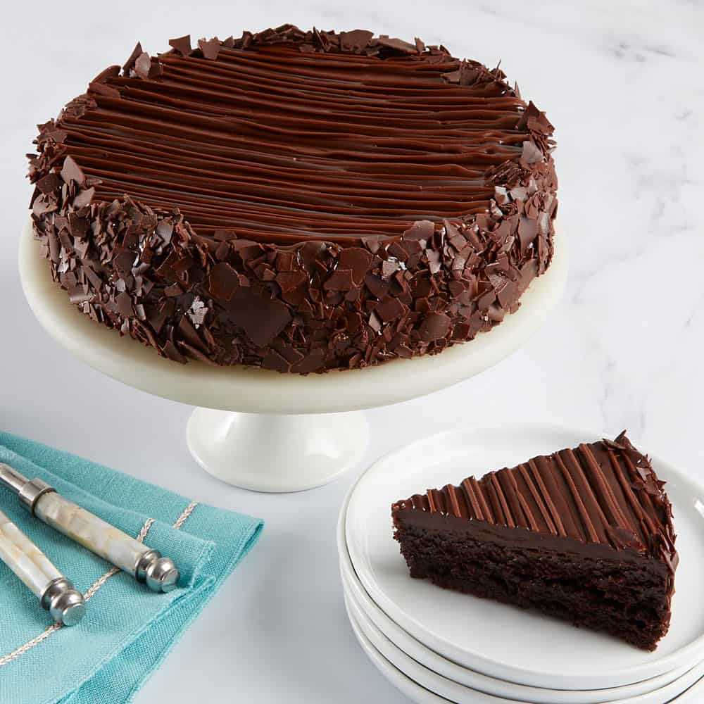 Triple Chocolate Brownie Birthday Cake