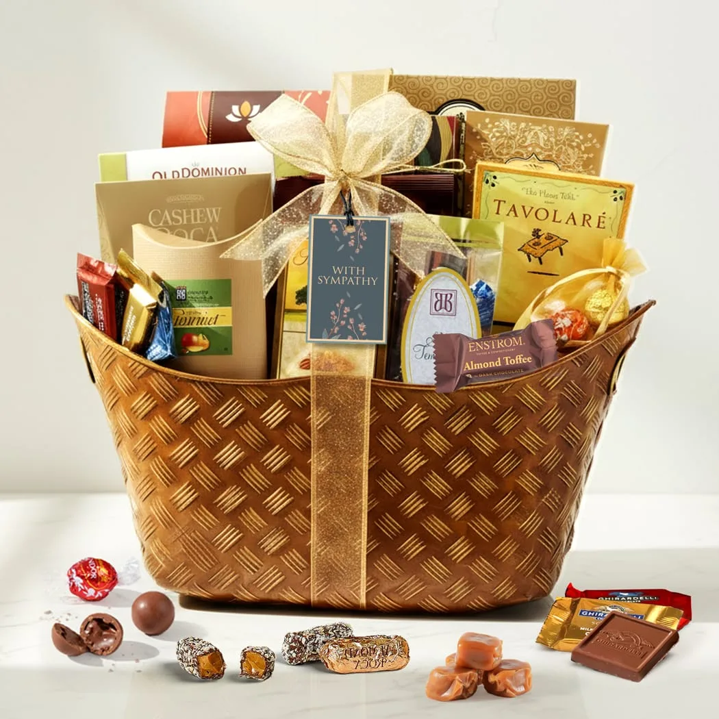 With Sympathy Classic Gift Basket