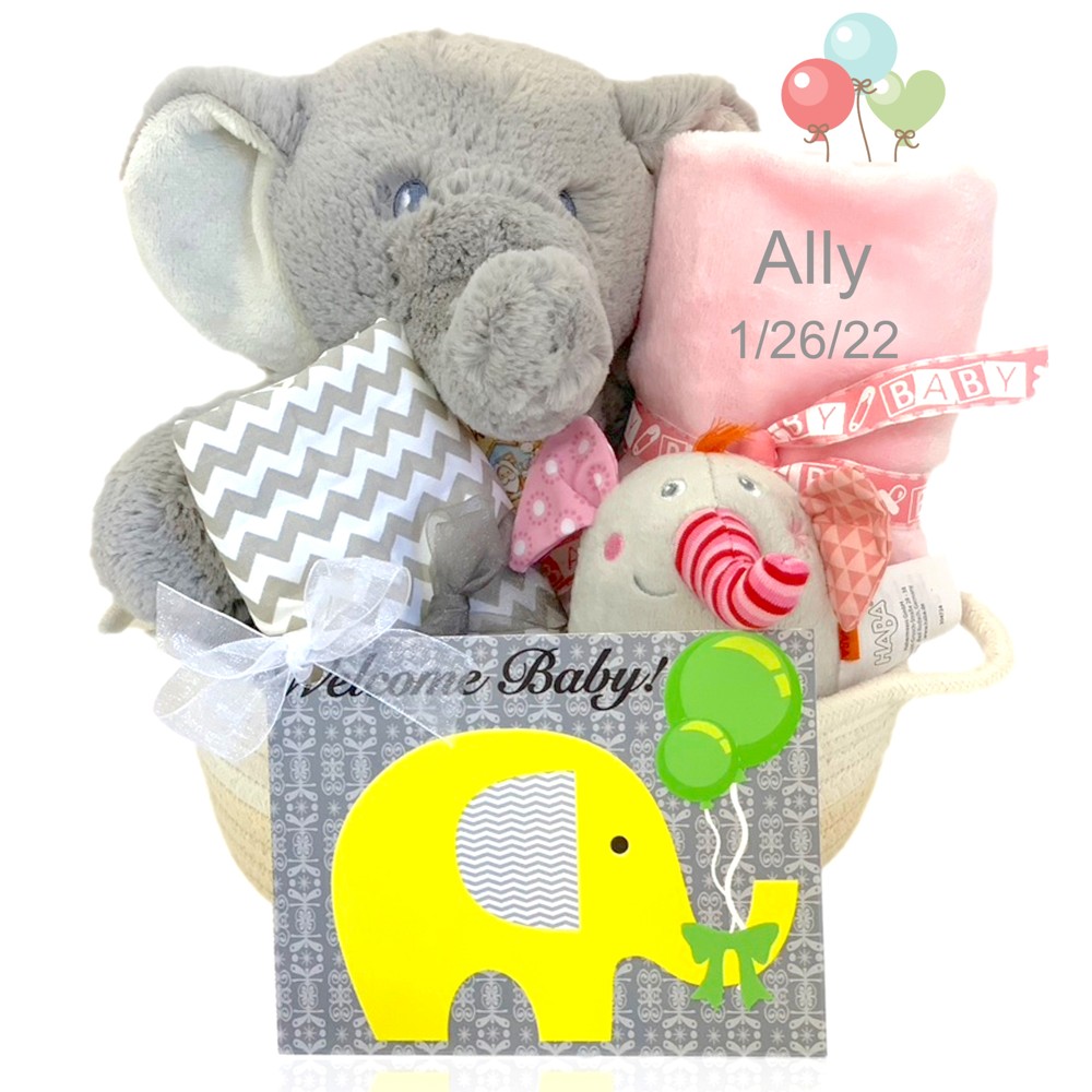 Baby Girl Lullaby Gift Basket