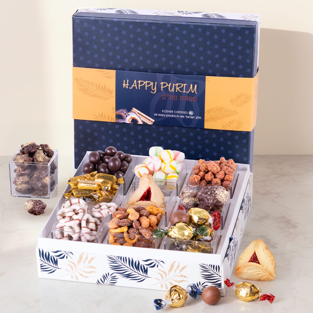 9 Cube Purim Gift Box