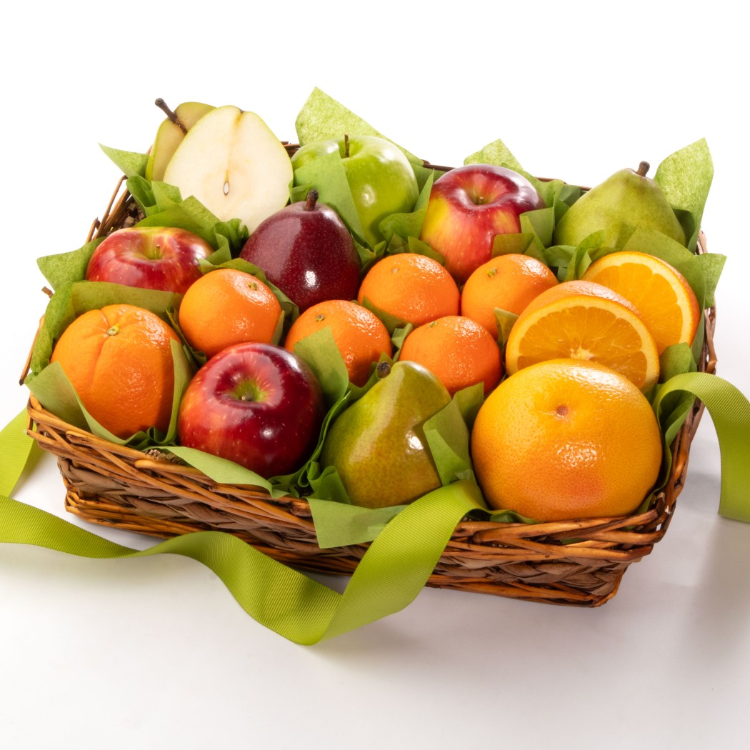 >Farm Fresh Fruit Gift Basket