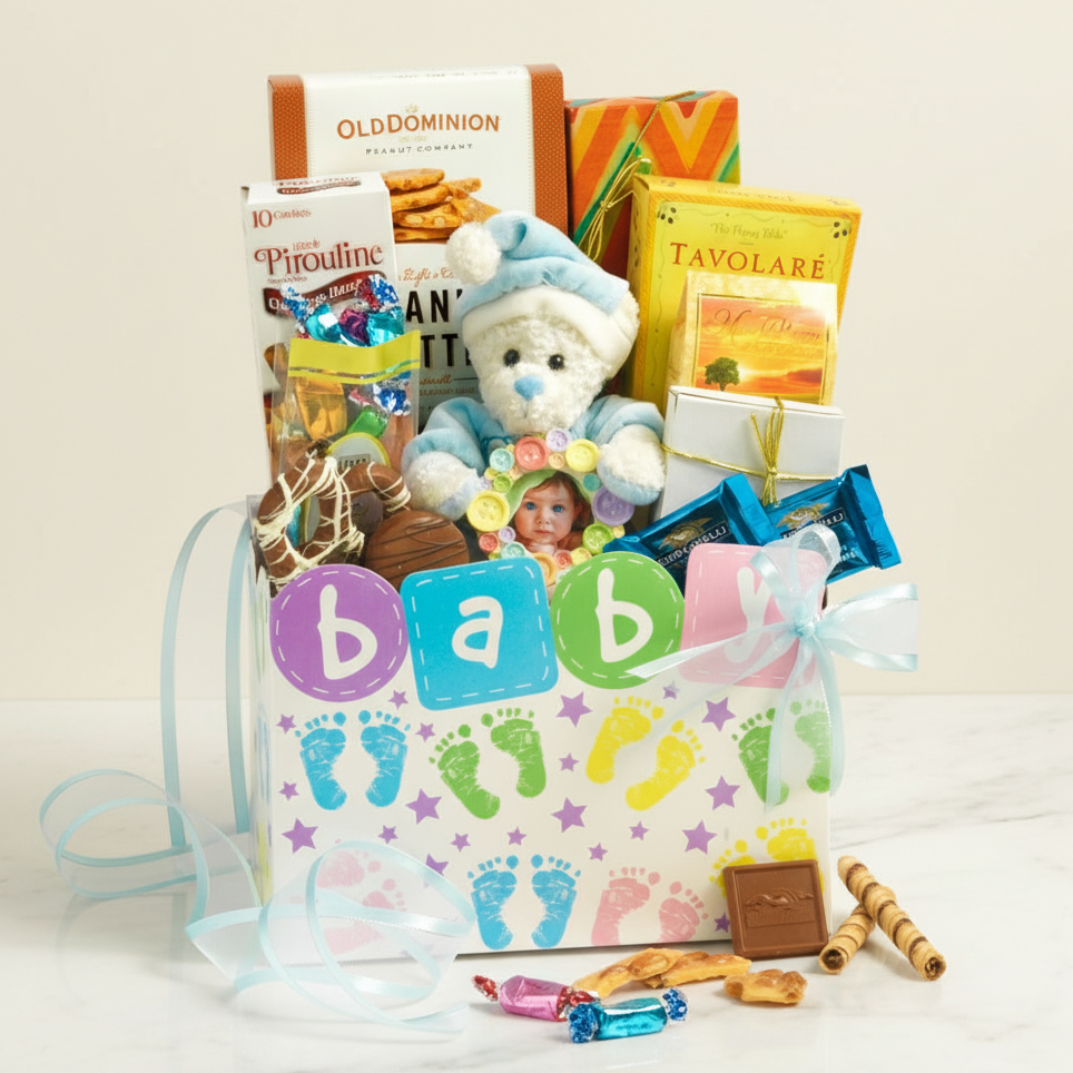 Baby Boy Gift Basket
