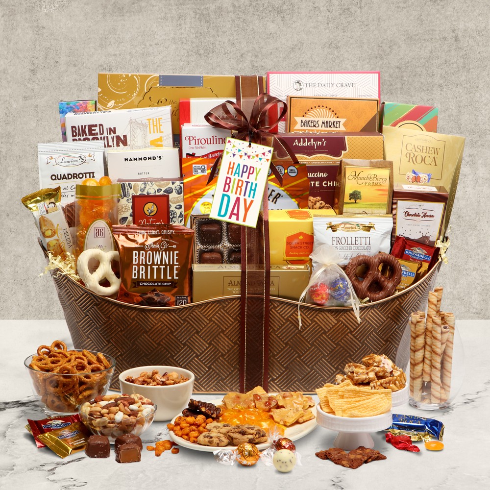 >Birthday Extravagant Gift Basket