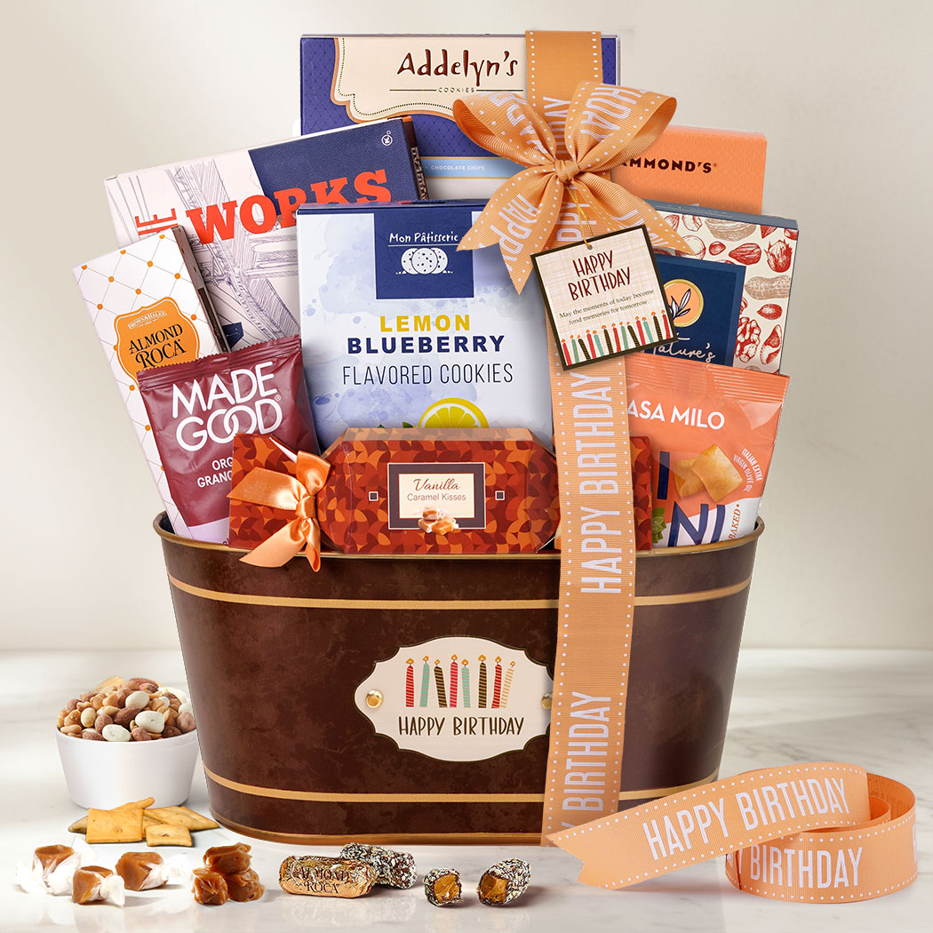Birthday Snacks Gift Basket