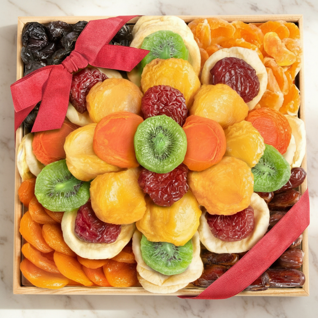 Blooming Floral Dried Fruit Tray