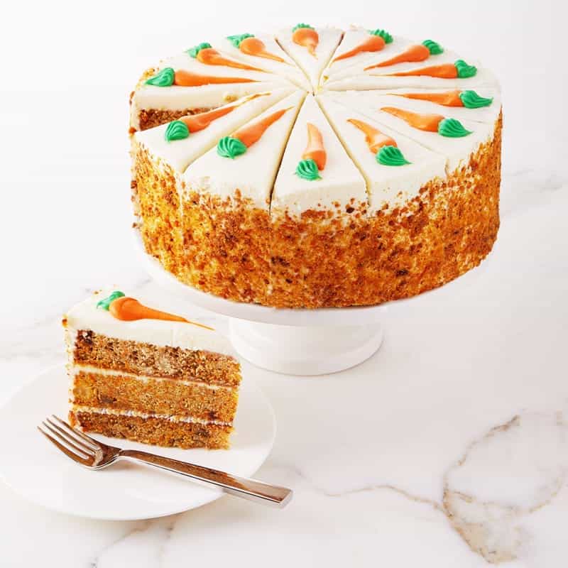 Buy our carrot cake at broadwaybasketeers.com