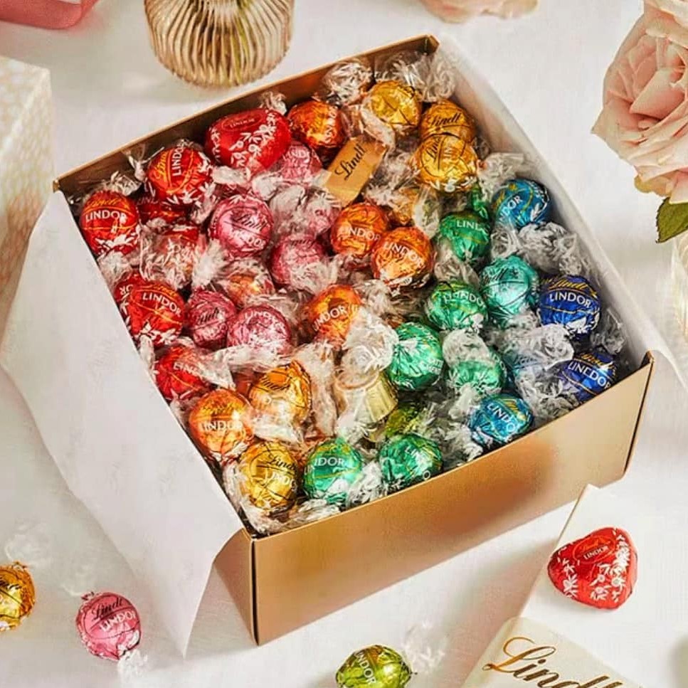 Lindt Truffles Chocolate Gift Box - 40 Count by