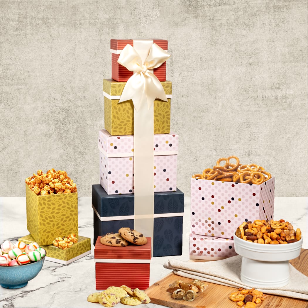>Delightful Sweets Gift Tower
