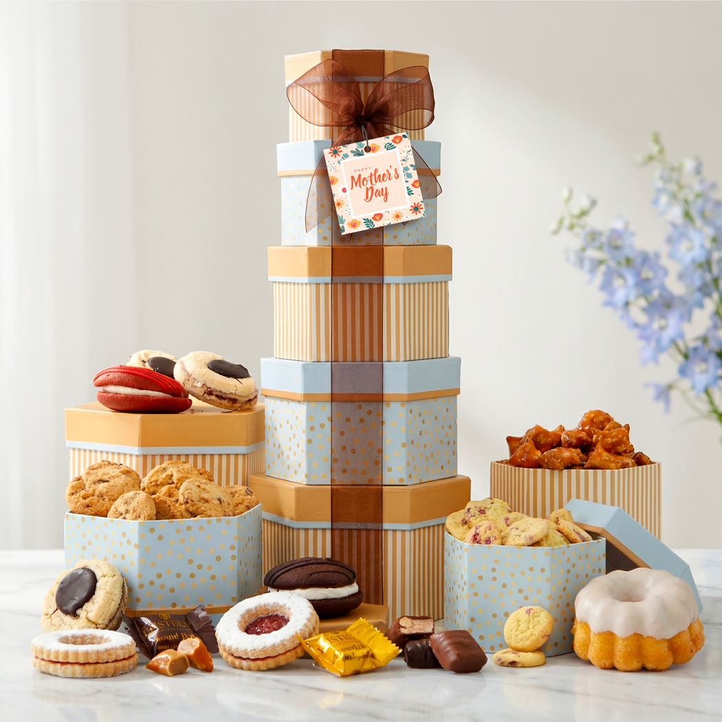Deluxe Bakery Mothers Day Gift Tower