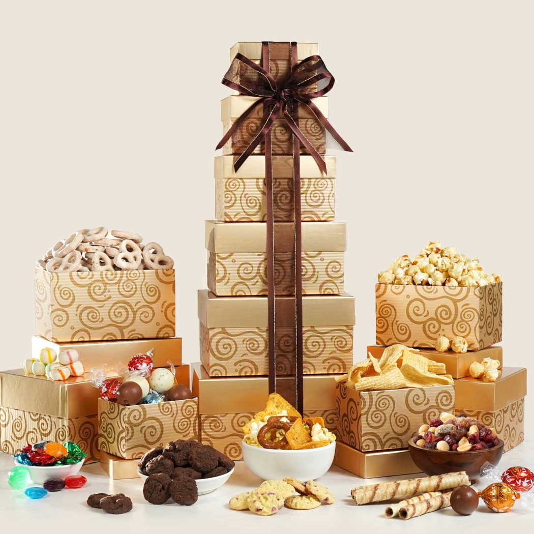 >Deluxe Festive Gift Tower