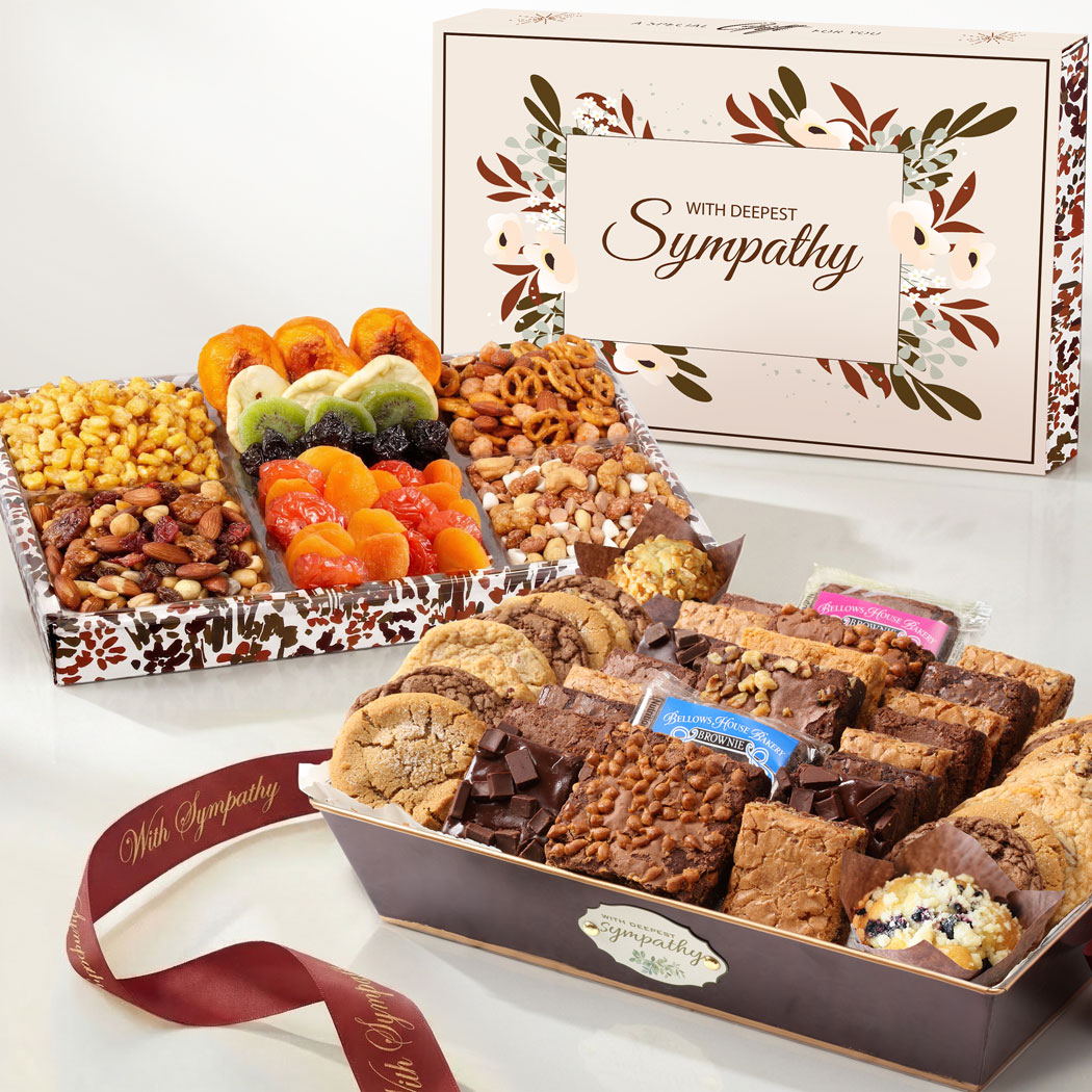 Deluxe Sympathy Bakery & Dried Fruit Duo