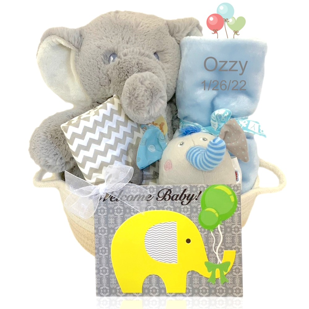>Baby Boy Lullaby Gift Basket