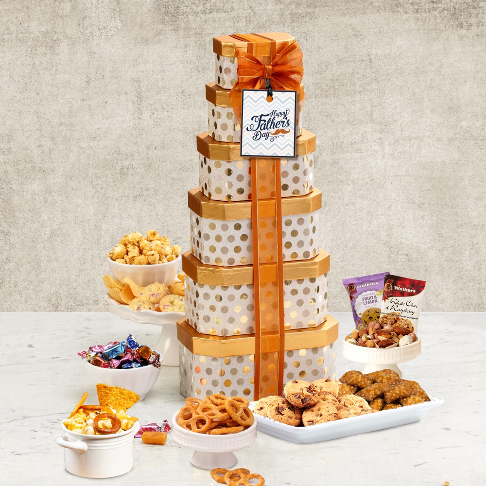 >Fathers Day Delight Gift Tower