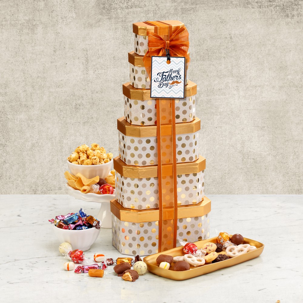 >Fathers Day Delight Gift Tower
