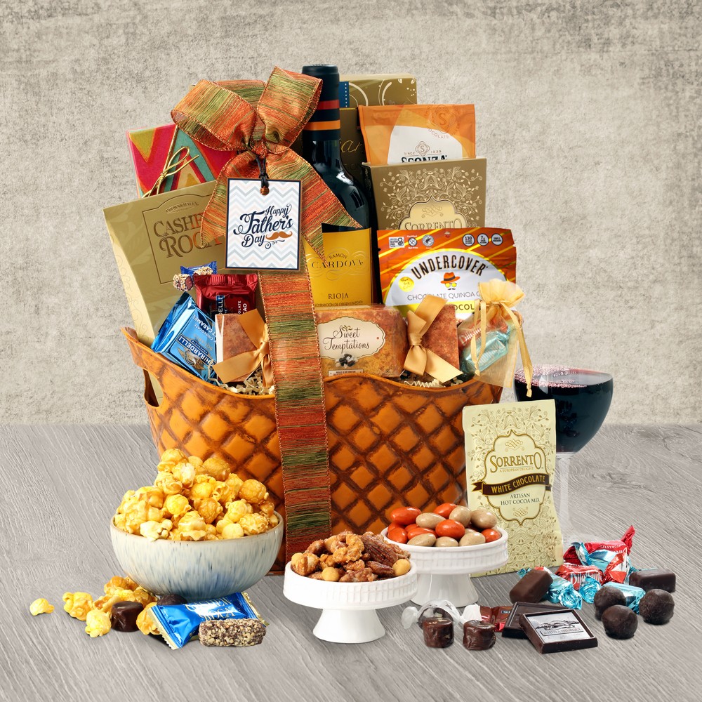Fathers Day Premium Wine Basket