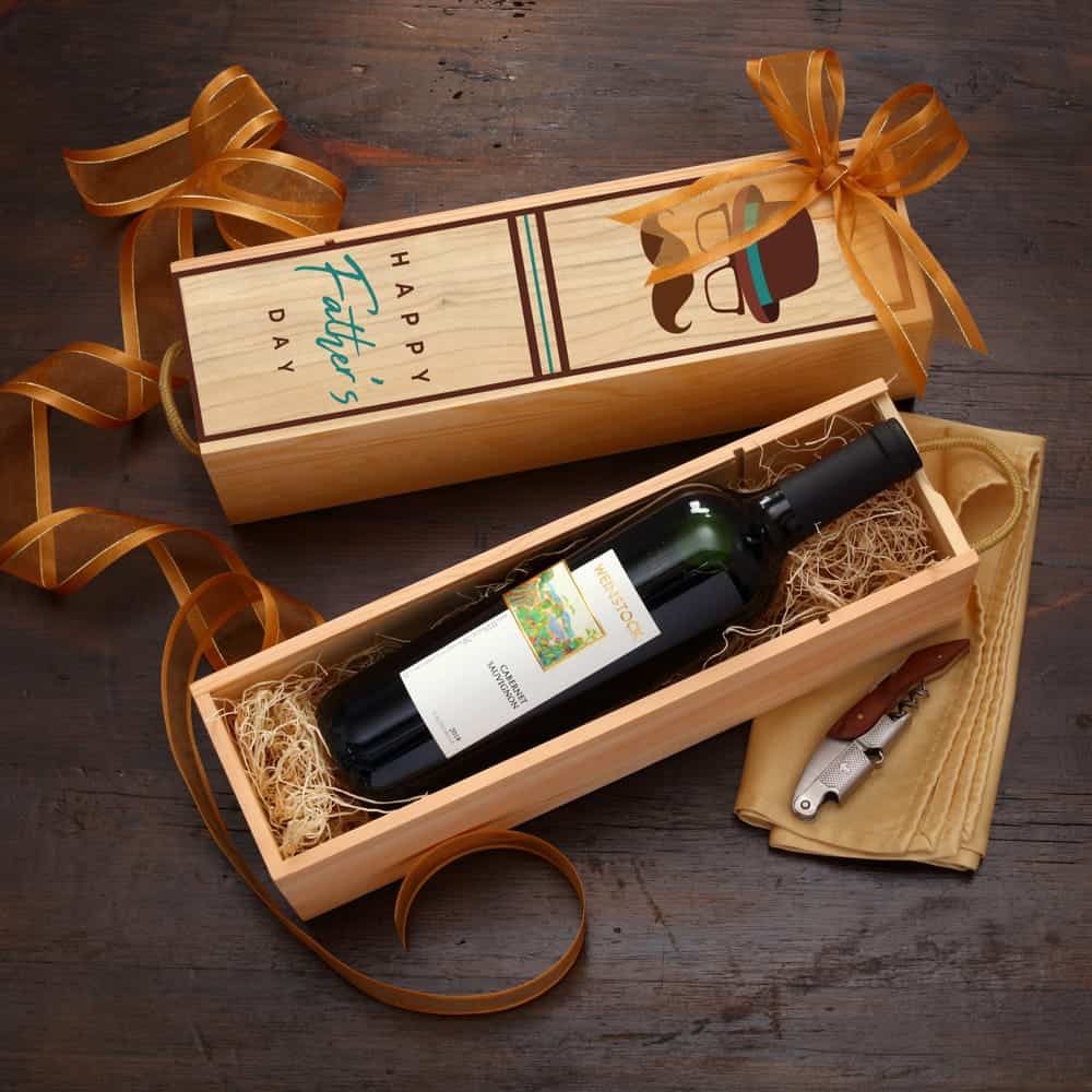 Buy our fathers day wine gift at