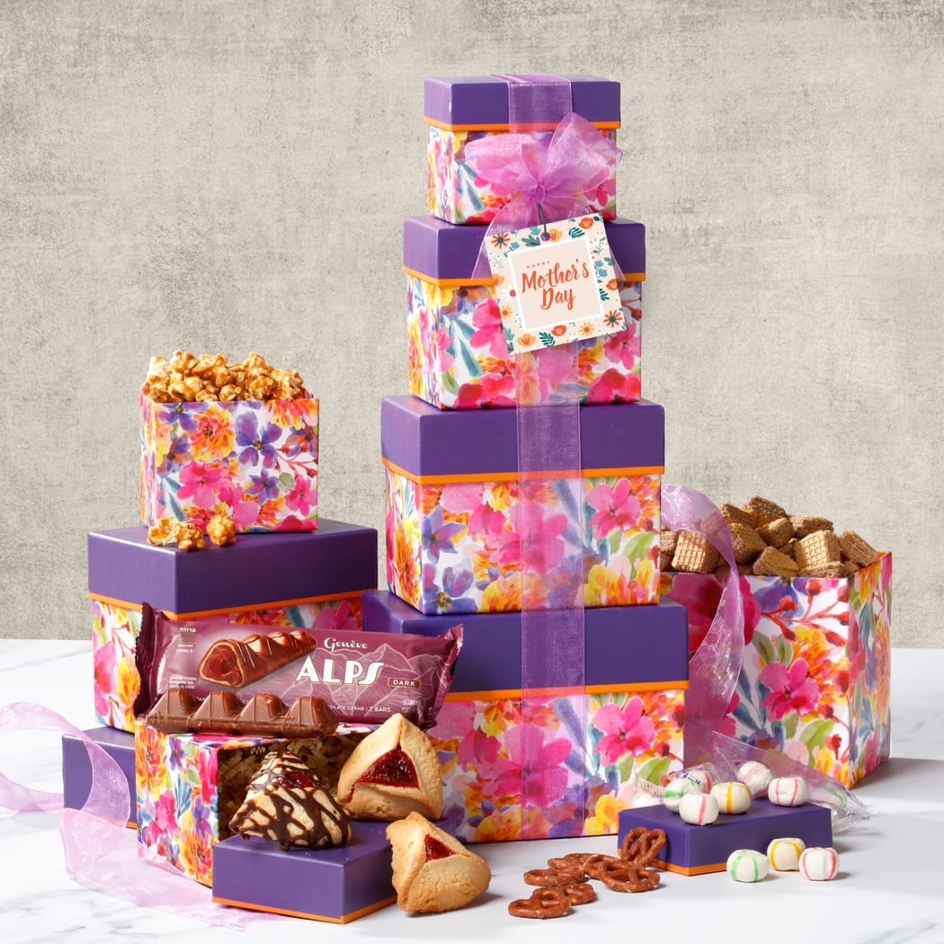 >Floral Delight Mothers Day Gift Tower