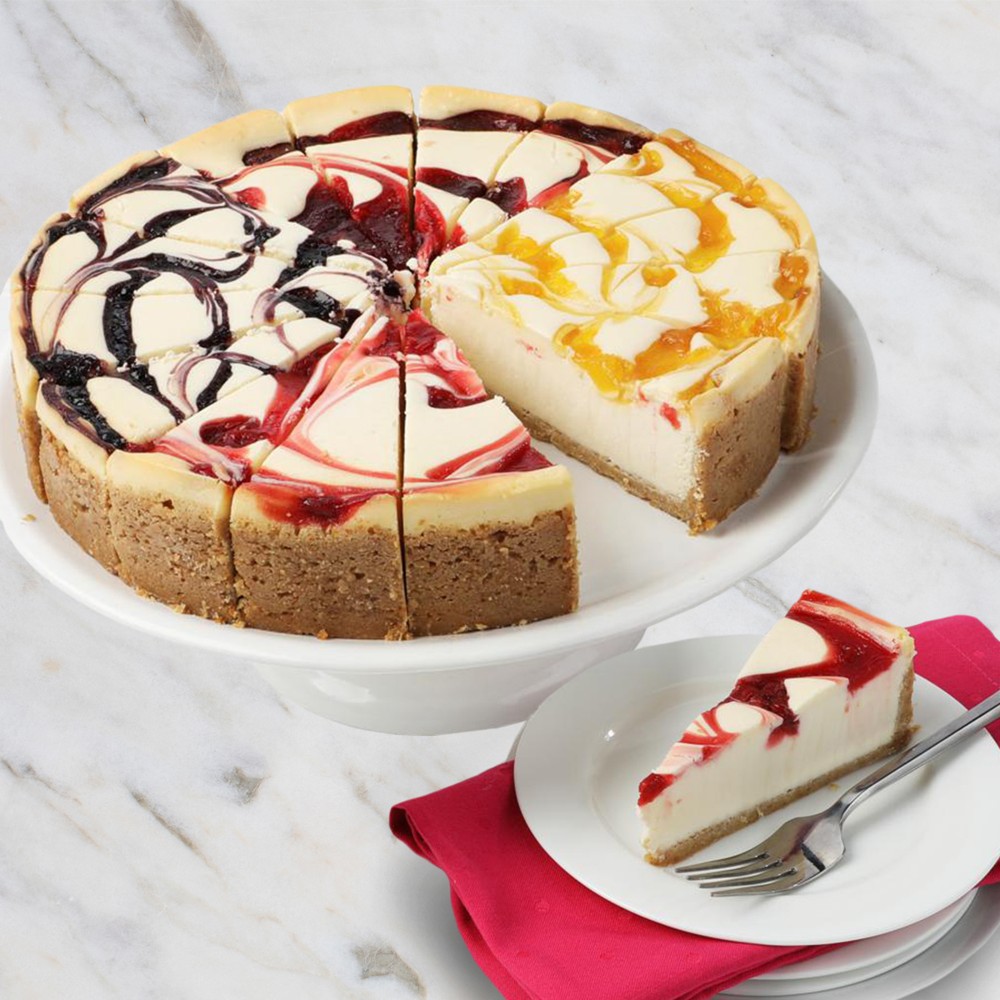>Fruit Cheesecake Sampler