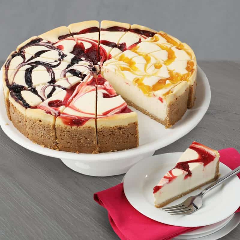 Buy our fruit cheesecake sampler at
