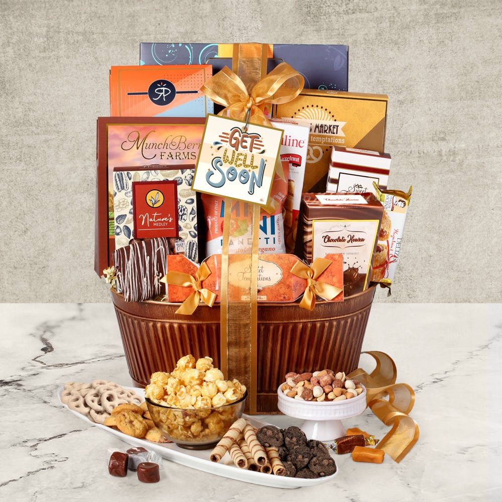 Get Well Grand Gourmet Gift Basket