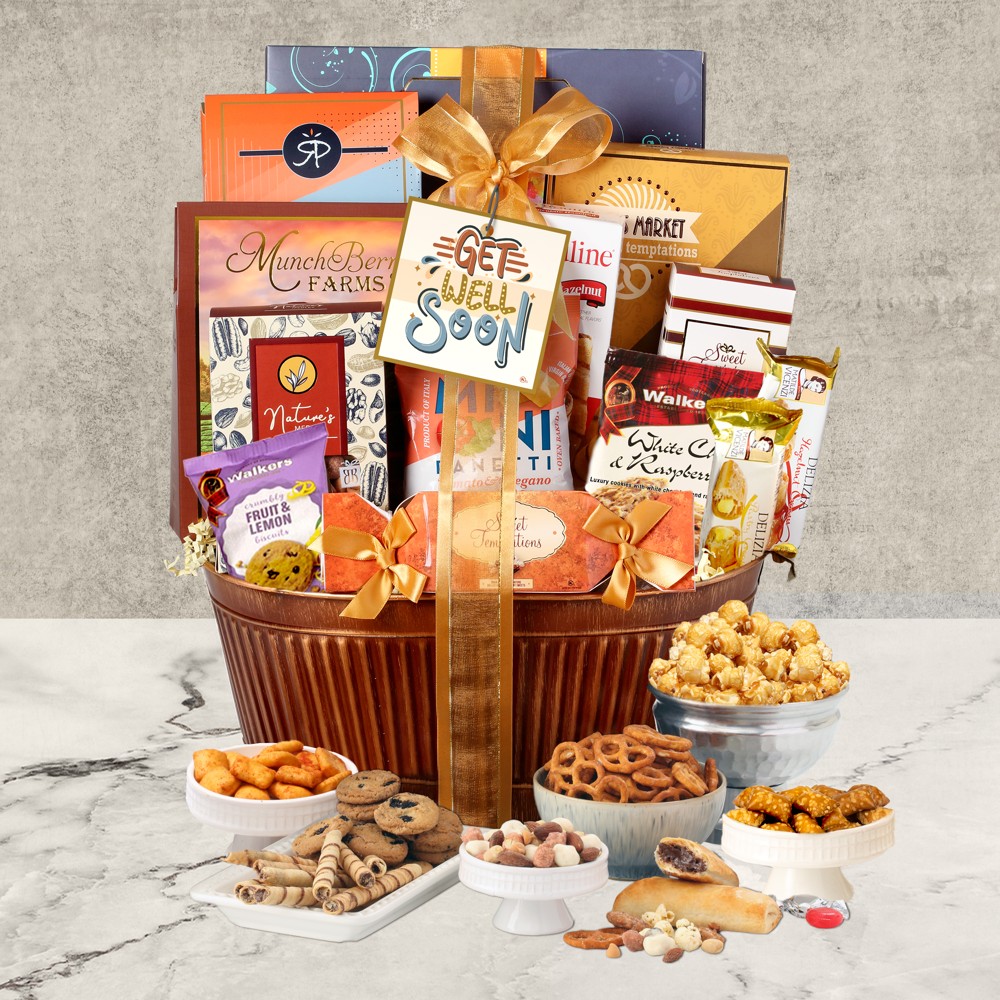 Get Well Grand Gourmet Gift Basket