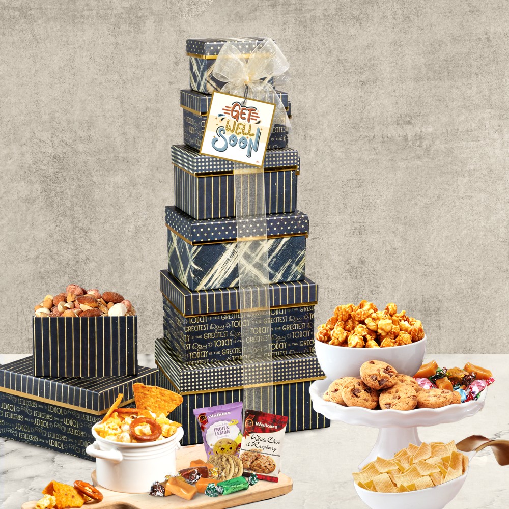 >Get Well Soon Deluxe Gift Tower