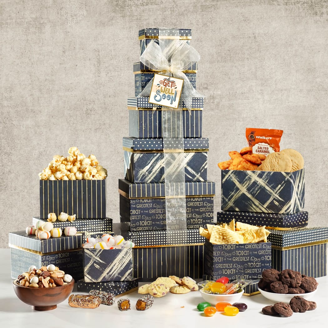 >Get Well Soon Deluxe Gift Tower
