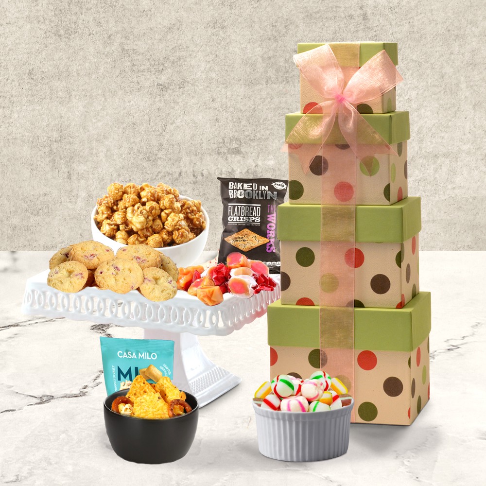 >Gourmet Celebration Gift Tower