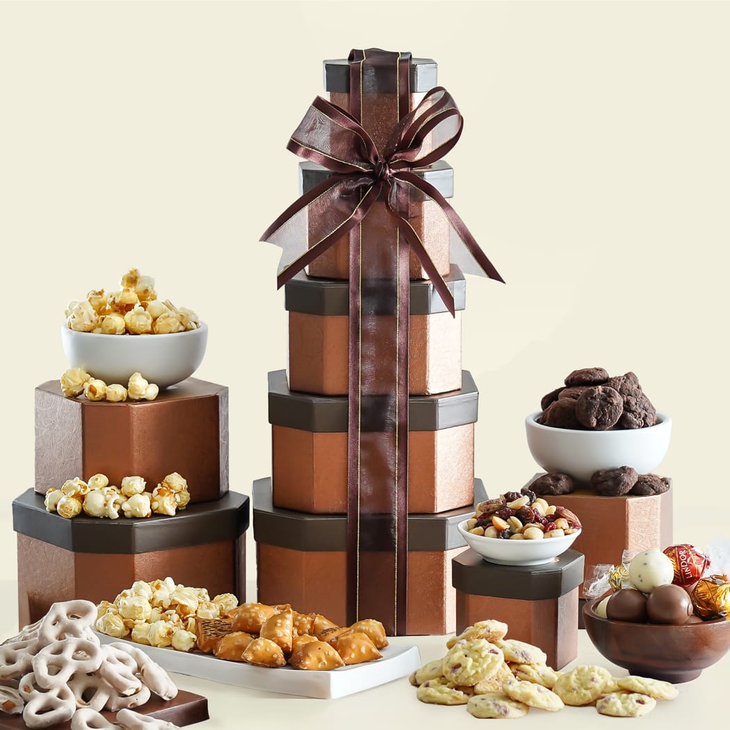 >Gourmet Gift Tower of Sweets