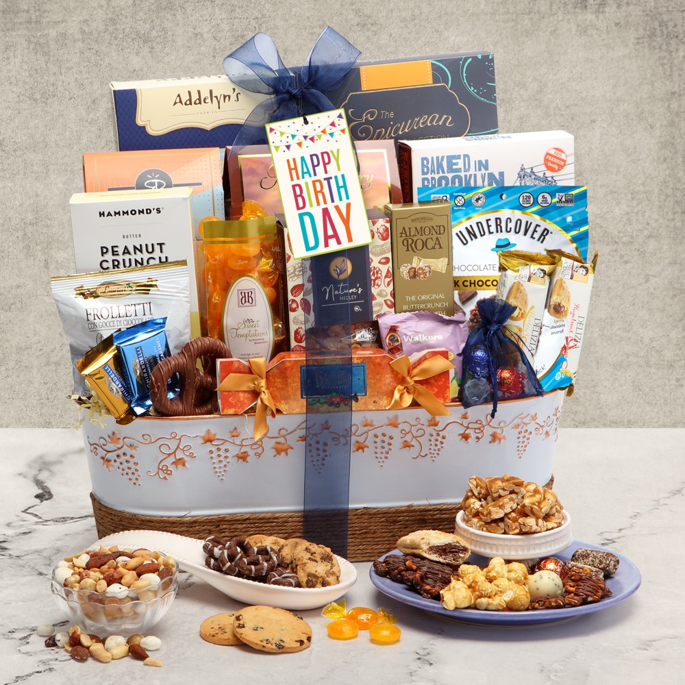 >Gourmet Sweets Birthday Gift Basket