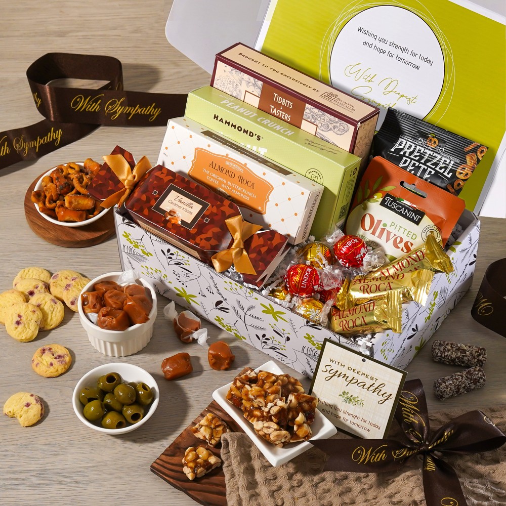 >Gourmet Sympathy Gift Box