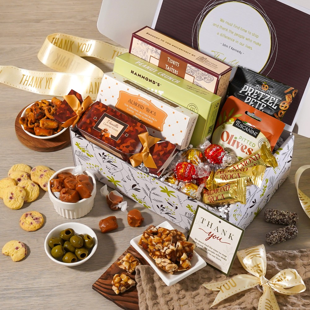 >Gourmet Thank You Gift Box